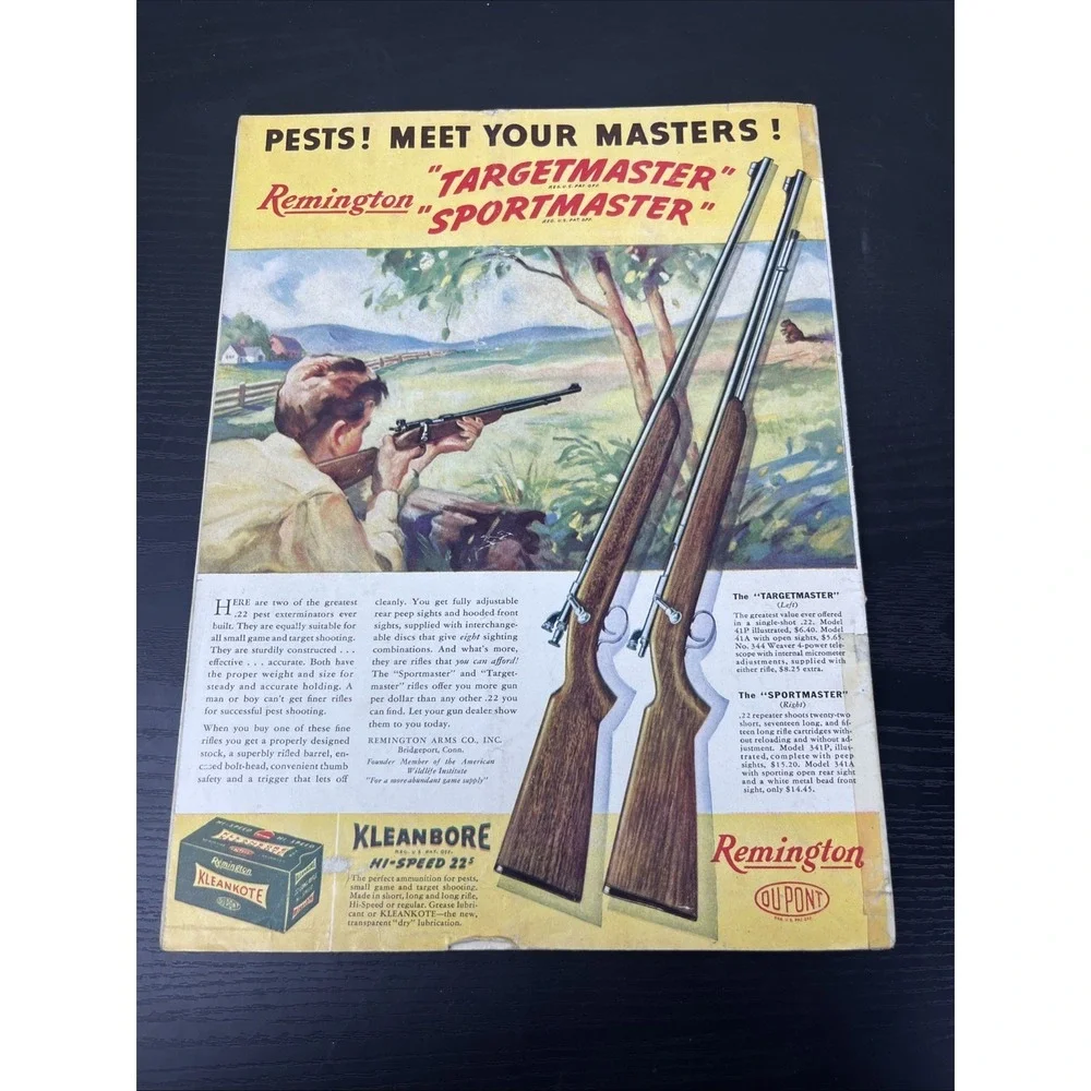 Hunter Trader Trapper April 1937 Vintage Hunting Trapping Magazine